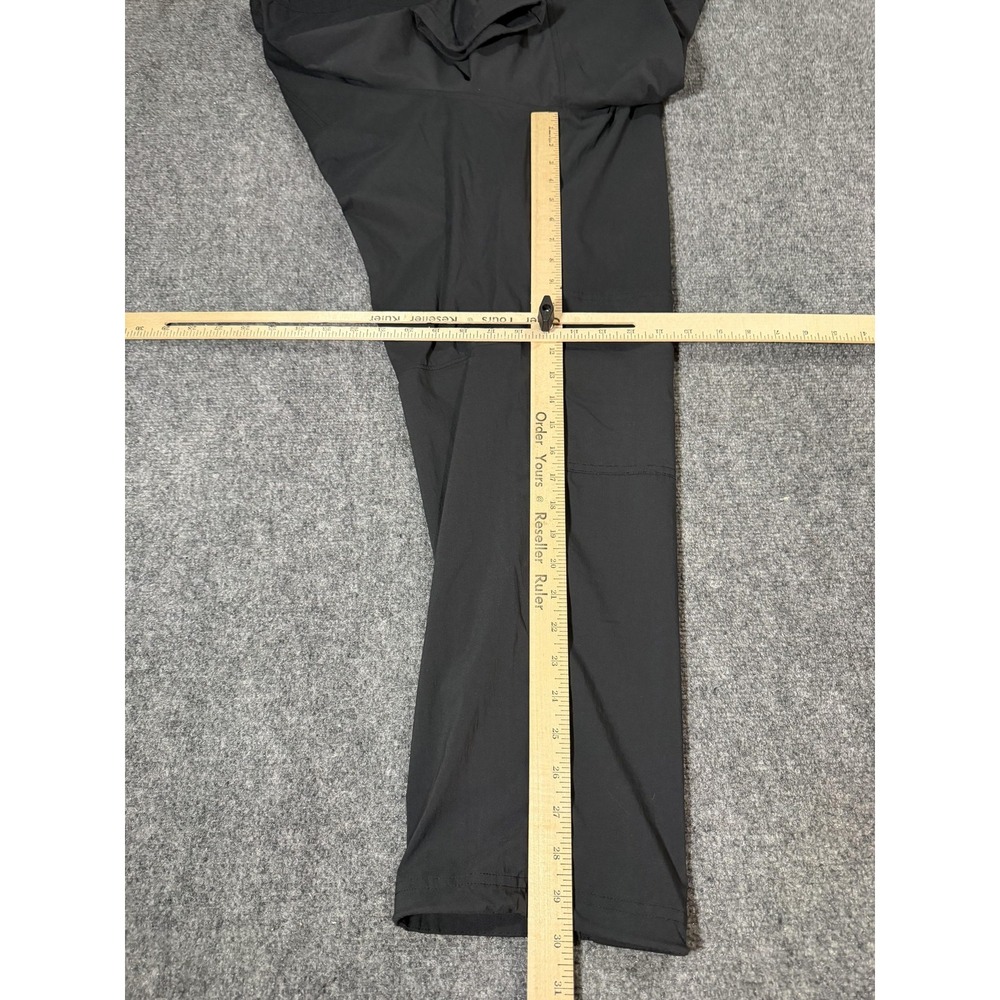 REI Co-op Pants Womens 20W Black Nylon Hiking Elastic Waist Travel Outdoor - Picture 8 of 10